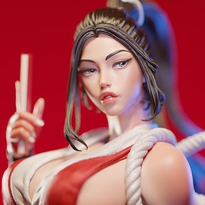 1:6 Scale Queen of Fighters, 3D Printed Resin Garage Kit - Fan Art Figure