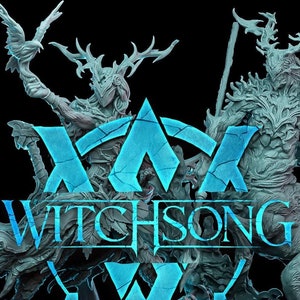 The Grovewarden&#39;s Warband | Tabletop Gaming Mini or Bust | Monster Miniature Statue | Witchsong Miniatures