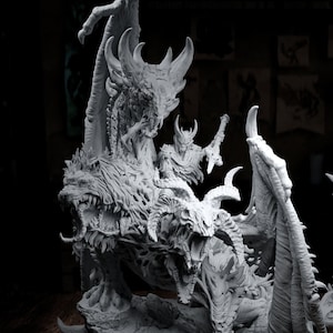 Gorath Beast, Horror Enemy | Tabletop or Display Scale | TTRPG D&D Miniature | Cripta Studios