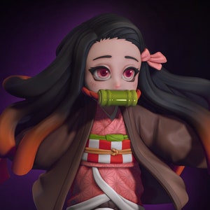 Chibi Demon Sister | Resin Garage Kit Figure Anime Manga Fan Art | Nomnom Figures