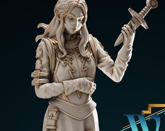 Changeling Rogue, Satada | D&D Tabletop Mini | DnD Is A Woman | 3D Print