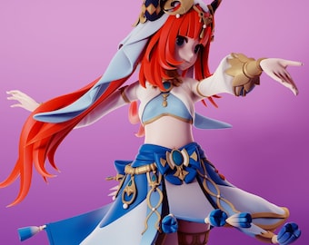 Nilou | Resin Garage Kit Sculpture Anime Video Game Fan Art Statue | Gray World Corporation | 3D Print