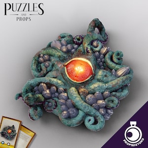 Amulet of Telepathy | TTRPG LARP Gaming Prop | Puzzles & Props | 3D Print