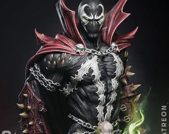 1:12 Hellspawn Antihero | 3D Printed Resin Garage Kit Figure | CA 3D Studios | 3D Print