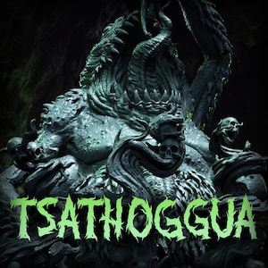 Tsathoggua, Sleeper Of N'kai And Formless Spawns Collection | Lovecraft, Elder God | D&D Cosmic Horror Fantasy | Ns Miniatures | 3D Print