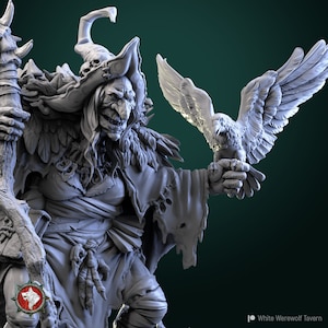 Rotten Peggy | TTRPG Miniature | White Werewolf Tavern | Unpainted, Unplated Resin 8k