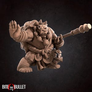 Tortle Monk | Tabletop Scale | DnD TTRPG Miniature | Bite the Bullet | 3D Print