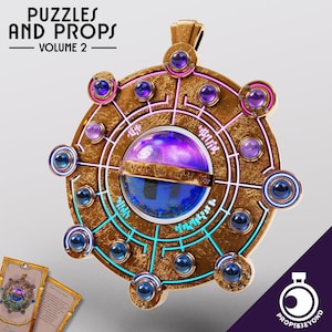 Amulet of the Planes | TTRPG LARP Gaming Prop | Puzzles & Props | 3D Print