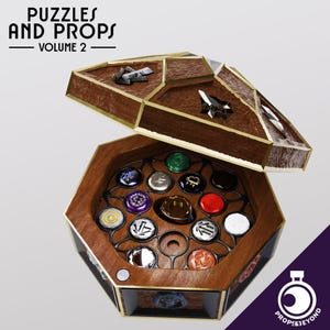 Rings of Resistance and Insert Case | DnD TTRPG LARP Gaming Prop | Puzzles & Props | 3D Print