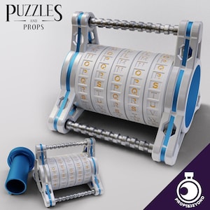 Cryptex | DnD TTRPG LARP Gaming Prop | Puzzles & Props | 3D Print