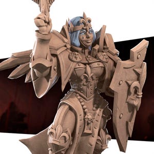 Battle Sisters Support | D&D TTRPG Miniature | Bite the Bullet | 3D Print