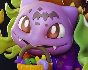 Trick-or-Treater | Resin Garage Kit Figure Anime Game Fan Art | Nomnom Figures | 3D Print