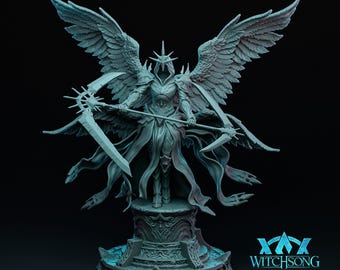 Sunlight Seraph | Mini or Bust | Monster Miniature Statue | Witchsong Miniatures | 3D Print