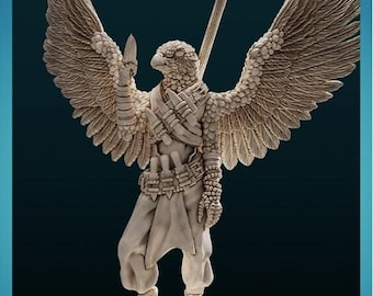 Aarakocra Monk | D&D Ttrpg Miniature | Dnd Is A Woman | No Base | 3D Print