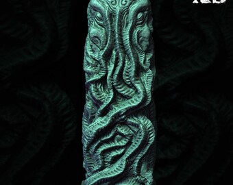 Cult of Cthulhu Effigy Miniature | 130mm Cosmic Horror Fantasy (3D Print) NS Miniatures