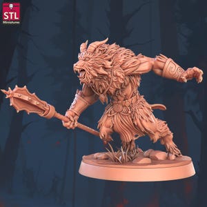 Grevik Monster Set | Tabletop Scale | D&D Ttrpg Miniature | Stl Miniatures