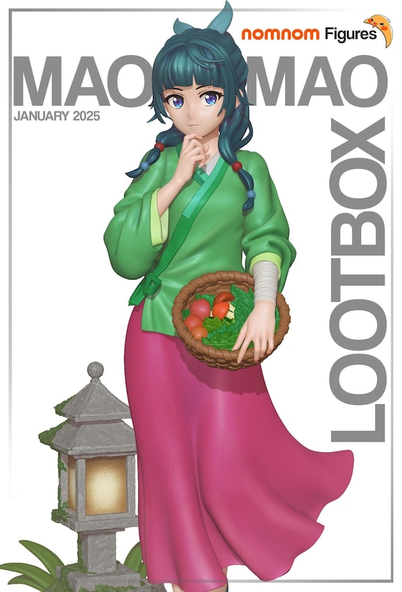 Young Herbalist | Resin Garage Kit Figure Anime Manga Fan Art | Nomnom Figures | 3D Print