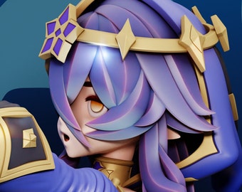 Layla | Resin Garage Kit Sculpture Anime Video Game Fan Art Statue | Gray World Corporation | 3D Print