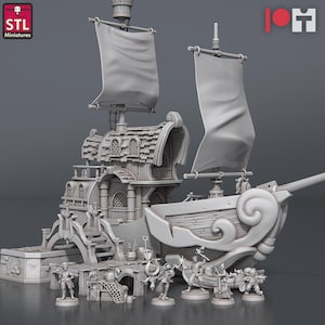 Treasure Hunters Npc Set | Tabletop Scale | D&D Ttrpg Miniature | Stl Miniatures