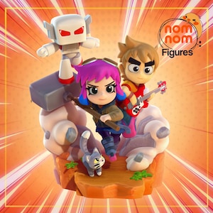 Chibi Love Story | Resin Garage Kit Figure Comic Fan Art | Nomnom Figures