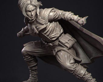 Halfling Rogue 2025 Update | Tabletop and Display Figure | D&D TTRPG Fantasy Model | Nerikson