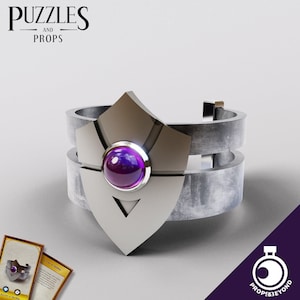 Bracelet of Shielding | TTRPG LARP Gaming Prop | Puzzles & Props | 3D Print
