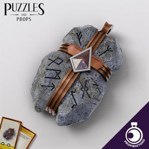 Amulet of the Old Scripture | TTRPG LARP Gaming Prop | Puzzles & Props | 3D Print