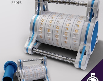 Cryptex / DnD TTRPG LARP Gaming Prop / Rompecabezas y accesorios / Impresión 3D