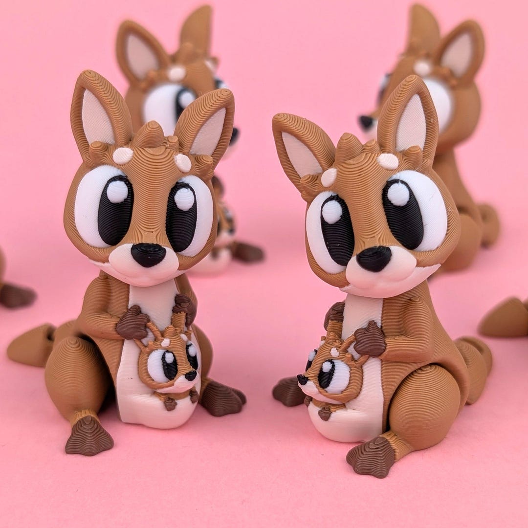 Flexi Kangaroo | 3DGOB - Etsy