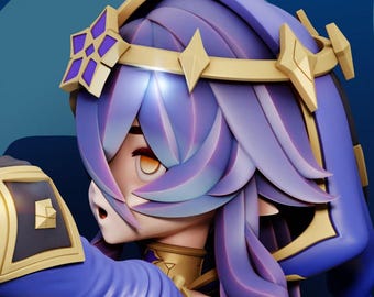 Layla | Resin Garage Kit Sculpture Anime Video Game Fan Art Statue | Gray World Corporation | 3D Print