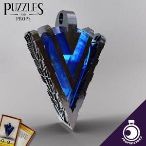 Amulet of Open Access | TTRPG LARP Gaming Prop | Puzzles & Props | 3D Print