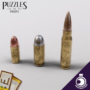 Bullet Currency | TTRPG LARP Gaming Prop | Puzzles & Props | 3D Print