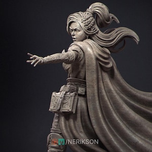 Elf Mage 2025 Update, Elf Wizard Caster | D&D Tabletop Mini | Nerikson | 3D Print