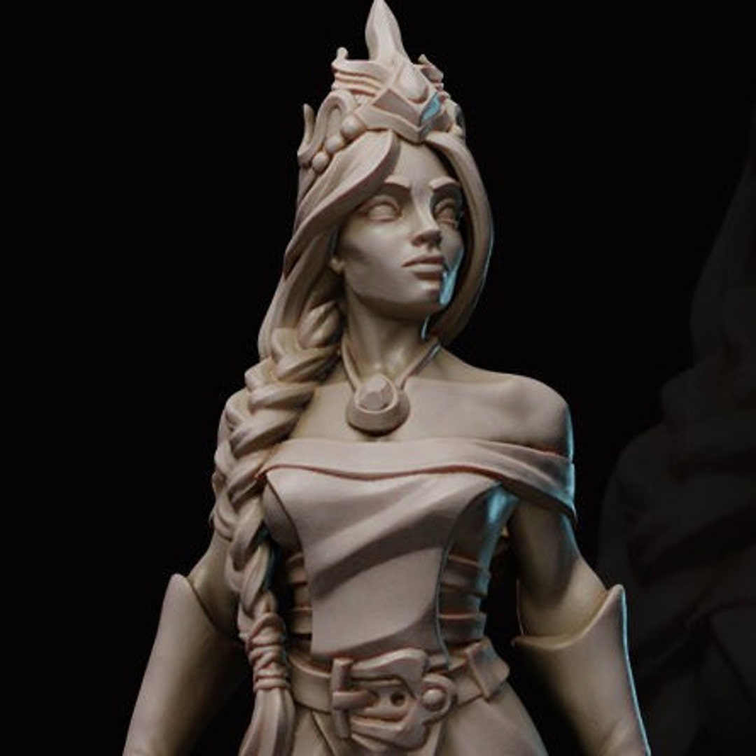 Queen TABLETOP SCALE D&D TTRPG Mini Galaad - Etsy