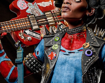 1:12 Punk Rebel Hero | 3D Printed Resin Garage Kit Figure | CA 3D Studios | 3D Print