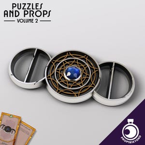 Belt Buckle of Intelligence | TTRPG LARP Gaming Prop | Puzzles & Props | 3D Print