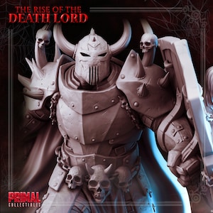 Dark Knight Kalsour | Tabletop Scale | TTRPG D&D Miniature | Primal Collectibles