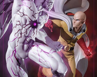 One Punch Fight | Resin Garage Kit Figure Anime Manga Fan Art | Nomnom Figures | 3D Print