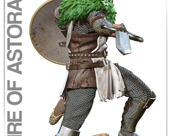 Knight of the Sun | Resin Garage Kit Figure Fan Art | Nomnom Figures | 3D Print