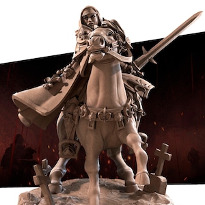 Battle Sisters Cavalry | D&D TTRPG Miniature | Bite the Bullet | 3D Print