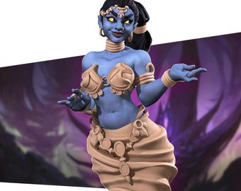 Exxotic Jasmine Genie | Pinup SFW NSFW Model Miniature | Bite the Bullet | 3D Print