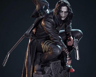 Figura de resina impresa en 3D de un Vengador de Supernatural a escala 1:12 / CA 3D Studios / Impresión 3D