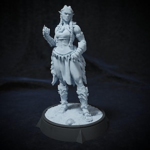 Vhok Ironfist, Orc Half-Orc Monk Fighter Pugilist | Tabletop, Display Scale, Bust | TTRPG D&D Miniature | Cripta Studios | 3D Print
