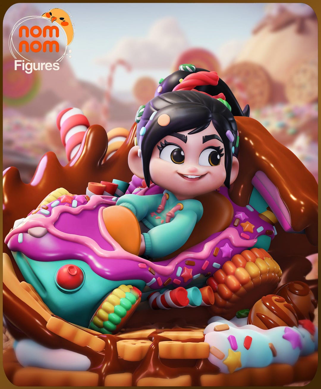 Chibi Sweetie Racer | Resin Garage Kit Figure Anime Fan Art | Nomnom ...