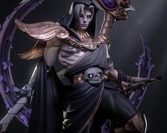 Death Incarnate | Resin Garage Kit Figure Game Fan Art | Bulkamancer Sculpts | 3D Print