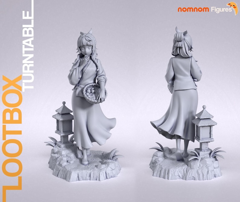 Young Herbalist | Resin Garage Kit Figure Anime Manga Fan Art | Nomnom Figures
