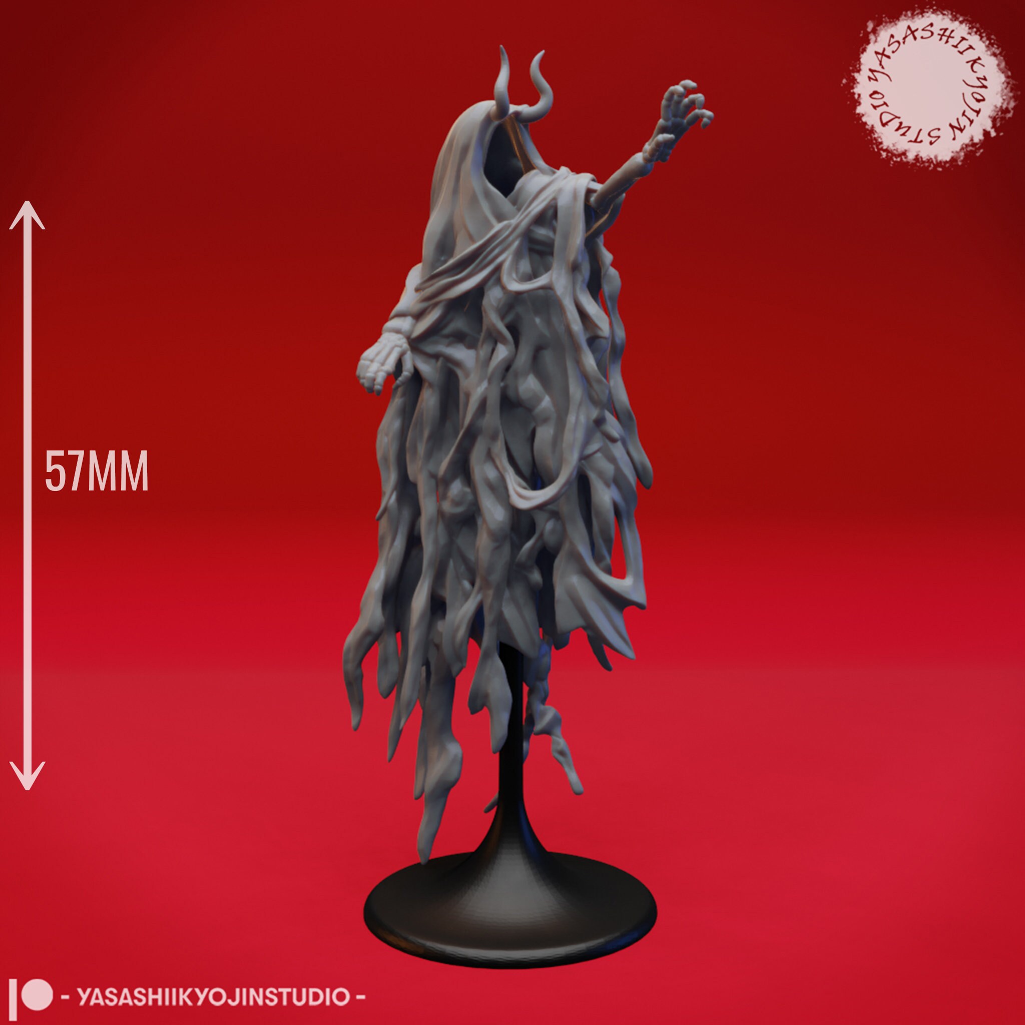 Wraith Tabletop Wraith | TABLETOP SCALE | TTRPG Monster Miniature | Yasashii Kyojin ...