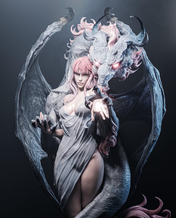 1:12 Dragon Lady | 3D Printed Resin Garage Kit Figure | CA 3D Studios | 3D Print