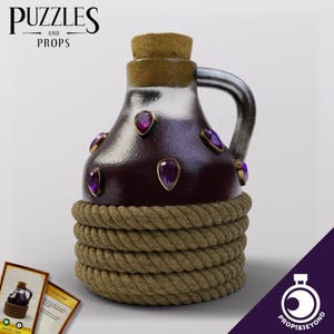 Alchemists Carafe | TTRPG LARP Gaming Prop | Puzzles & Props | 3D Print