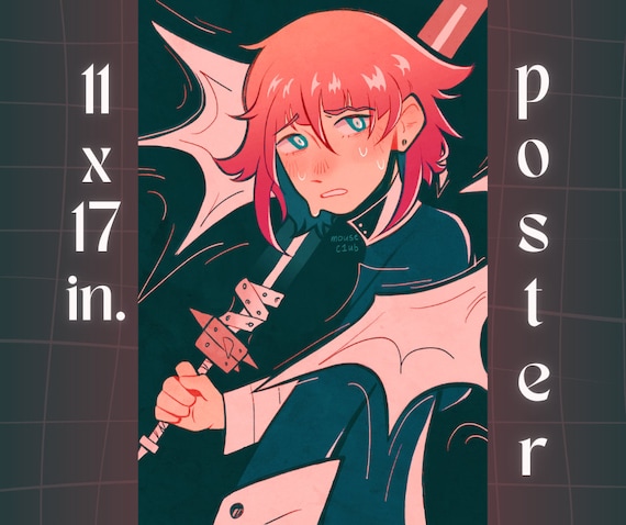 crona gorgon | 11 x 17" poster art print | soul eater fanart